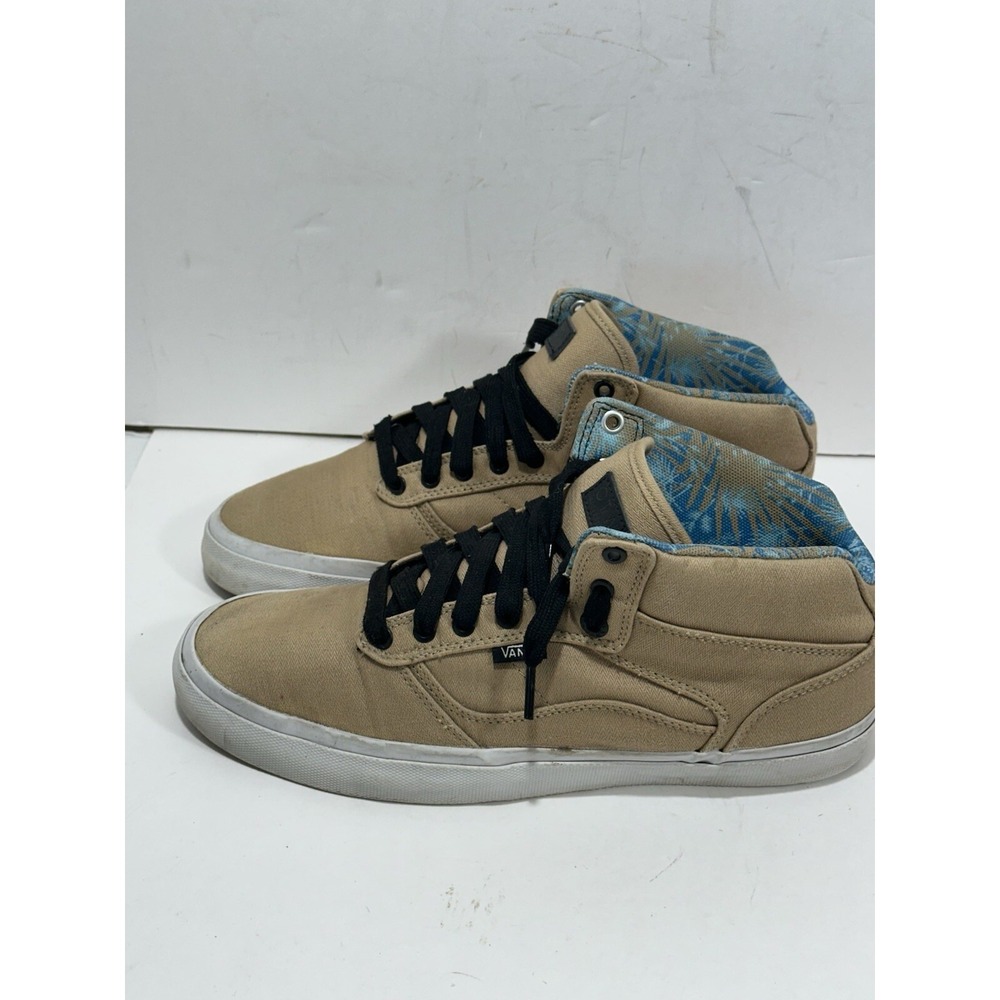 VANS OTW Alomar High Top Shoes Men 10 Brown Textile Skateboard Sneakers READ**
